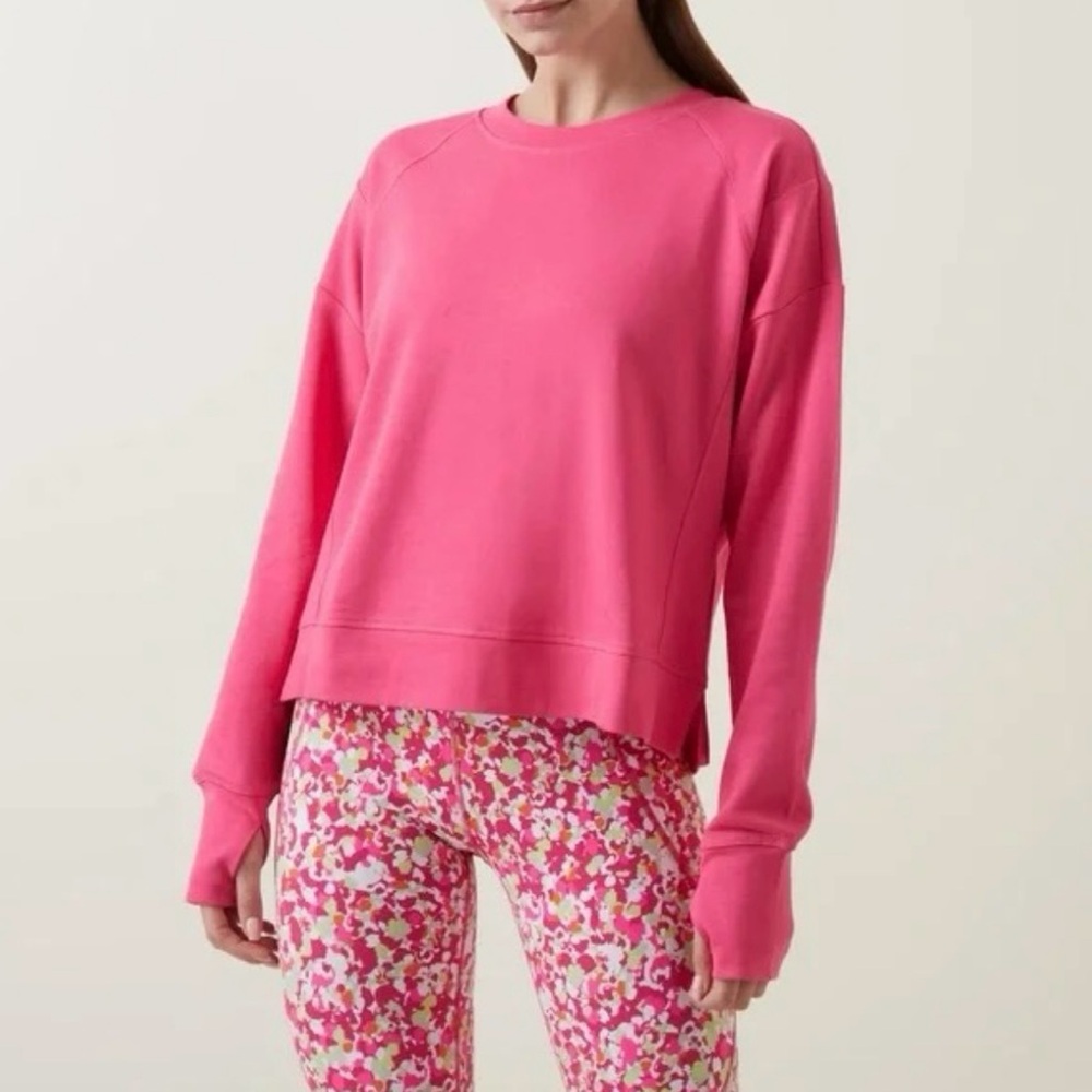 Sweaty Betty Sweet Pink Crewneck Top